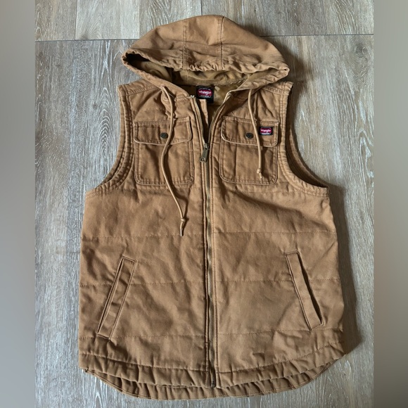 Wrangler Other - Wrangler workwear hooded Vest